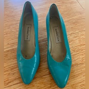 Vintage Liz Claiborne Turquoise Heels